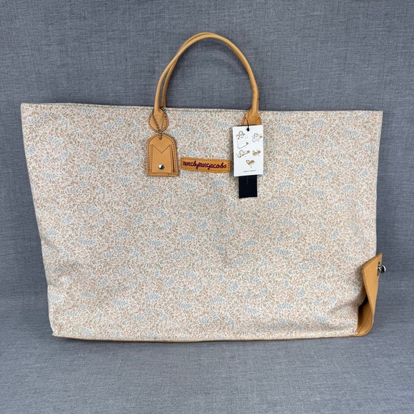 Marc Jacobs Handbags - Marc by Marc Jacobs Lock It Pocket Tote Whitecap Grey Multi Canvas Leather NWT